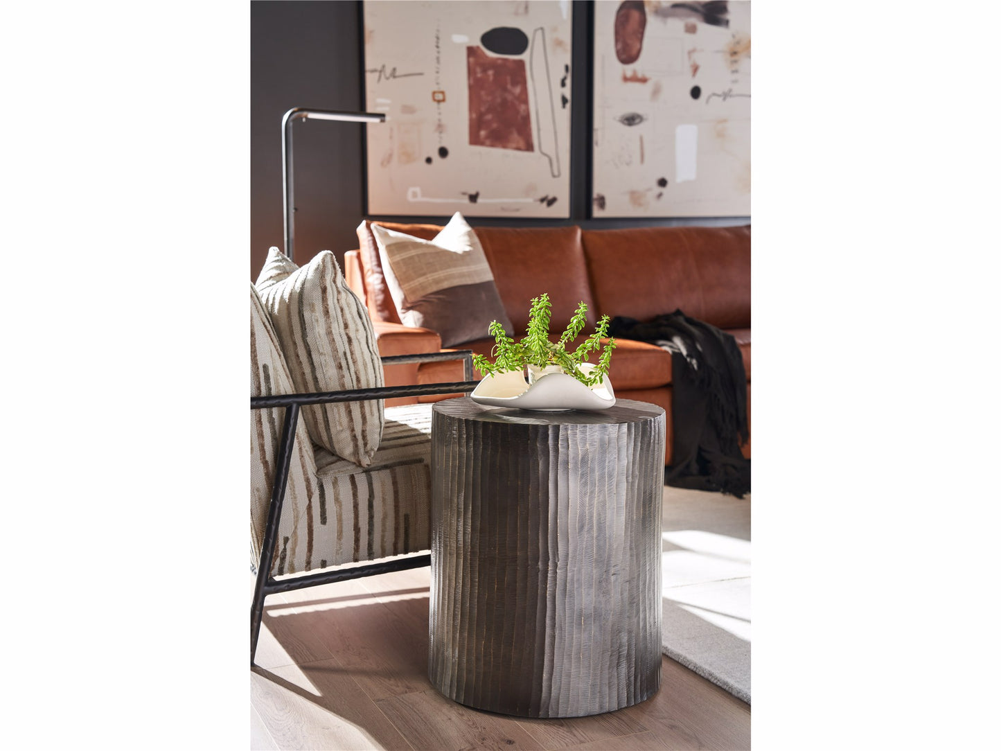 Asher Round End Table