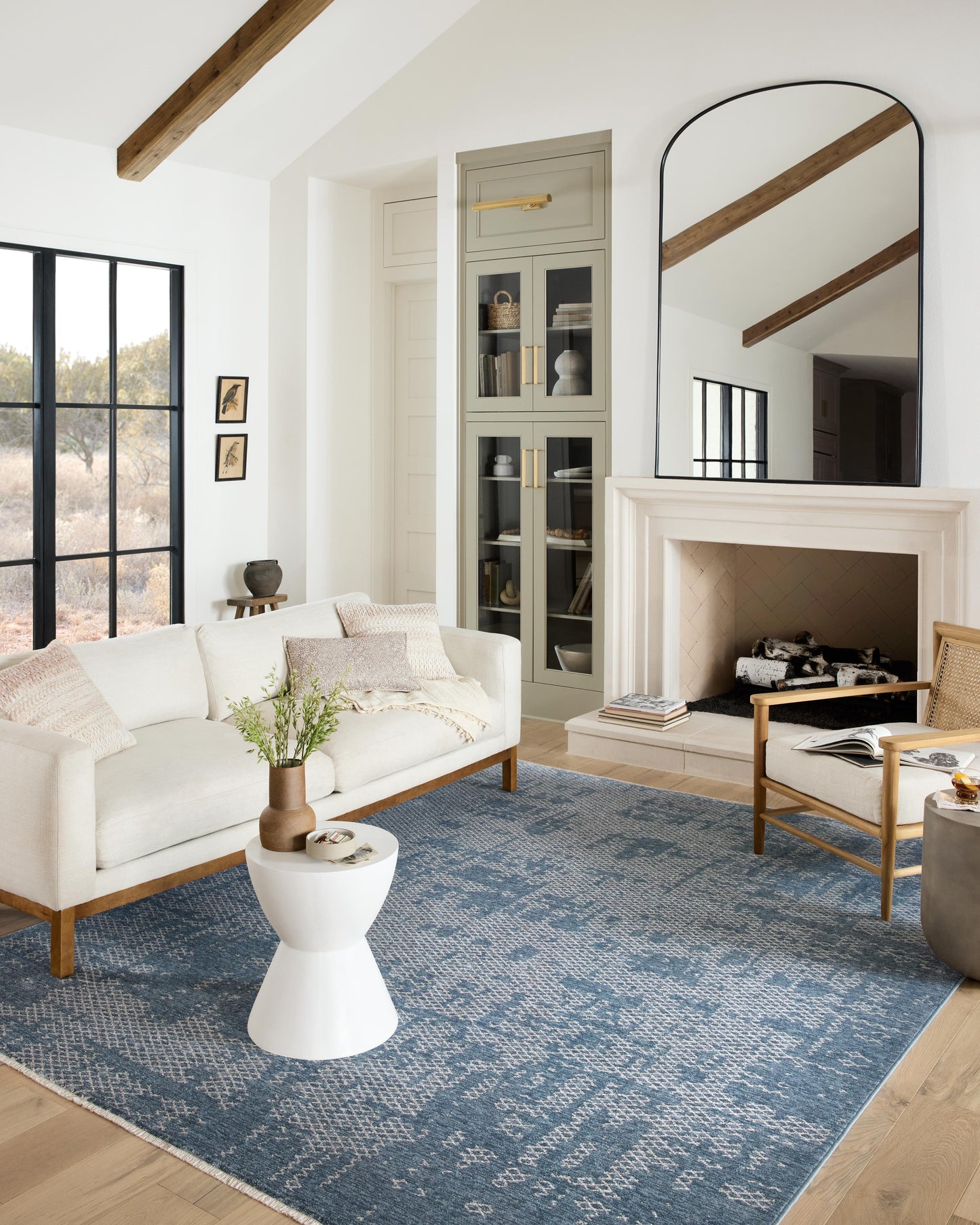 Loloi Vance Denim / Dove 9'-6" x 13'-1" Area Rug