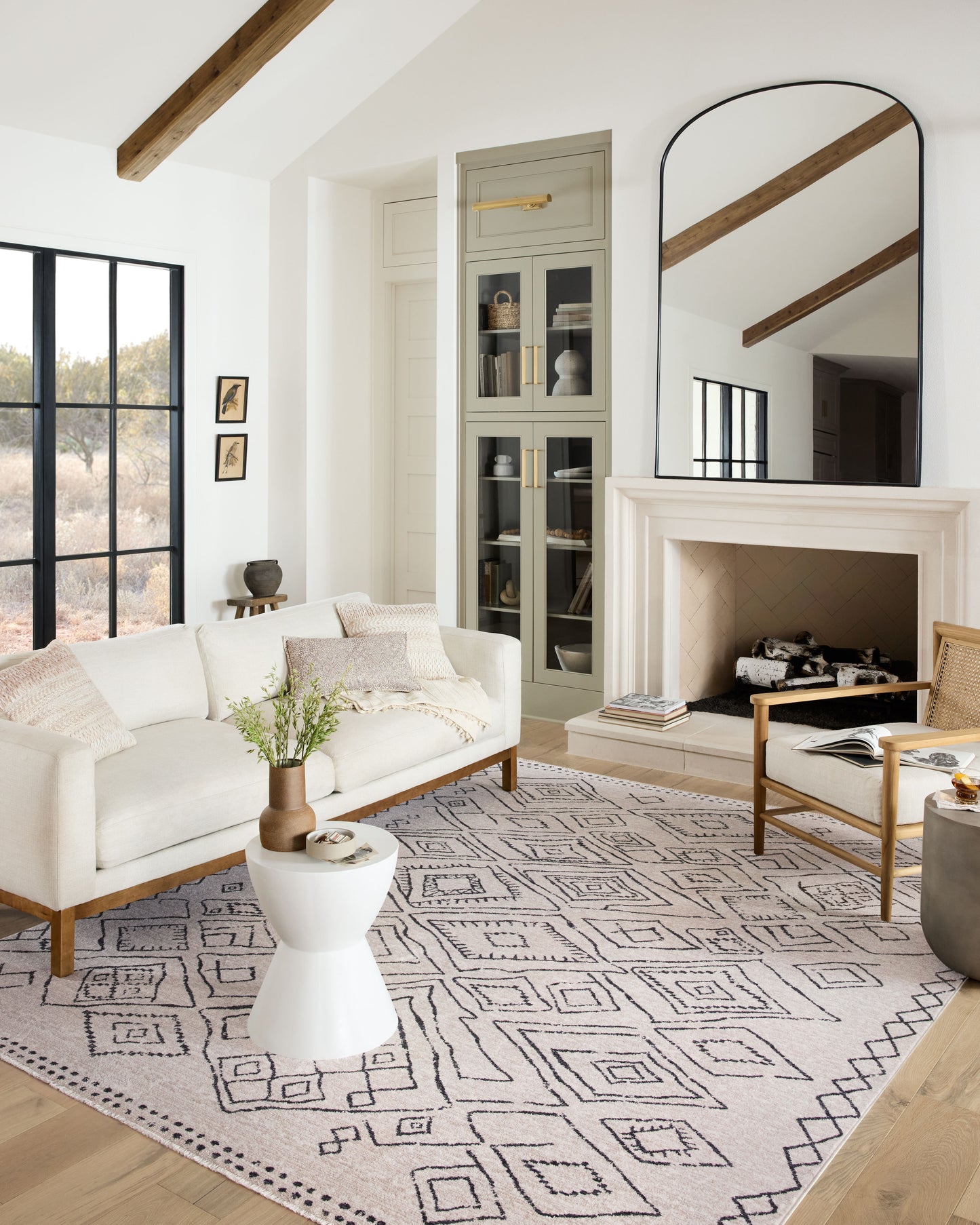 Loloi Vance Dove / Charcoal 7'-10" x 10' Area Rug