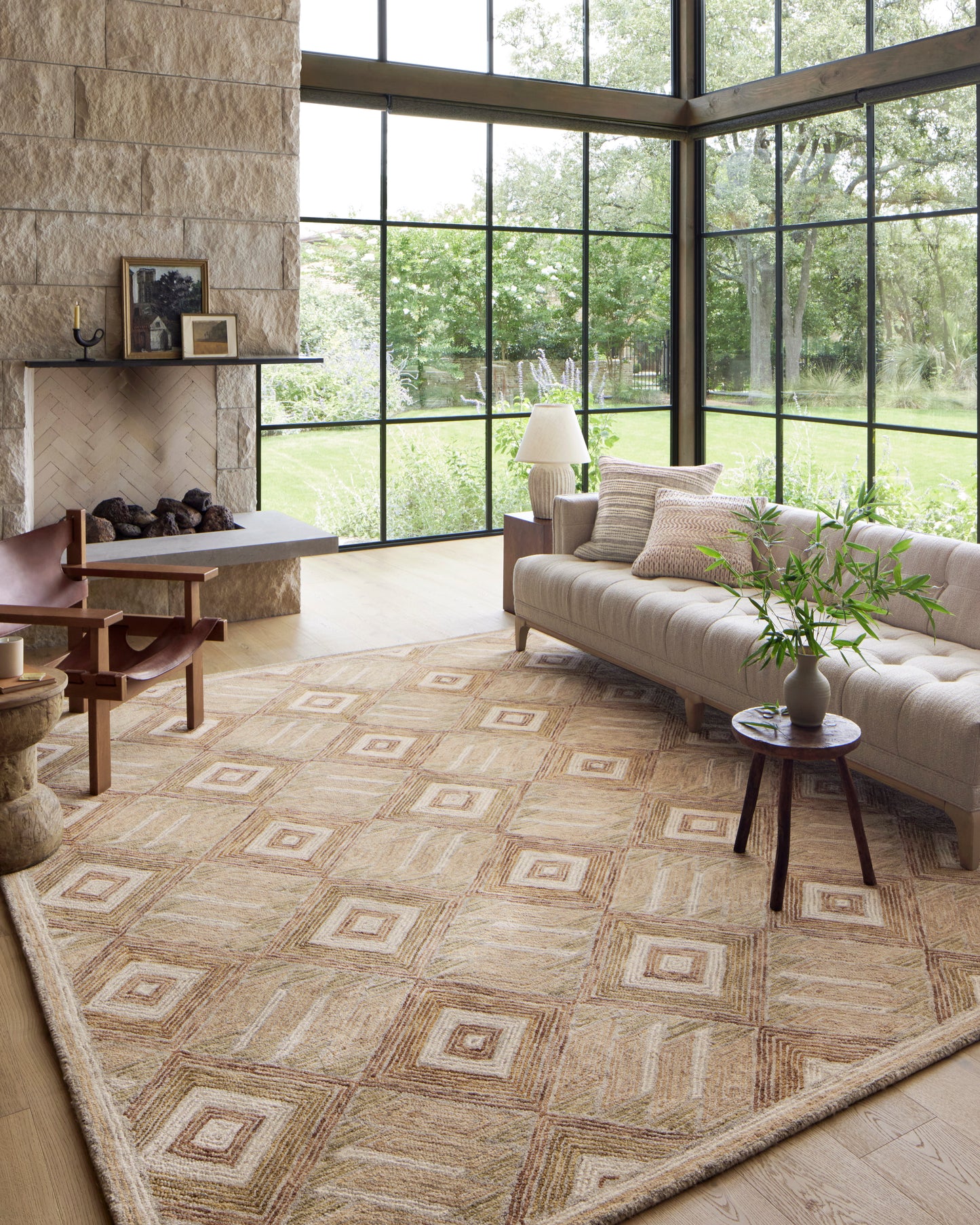 Loloi Varena Sand / clay 8'-6" x 11'-6" Area Rug