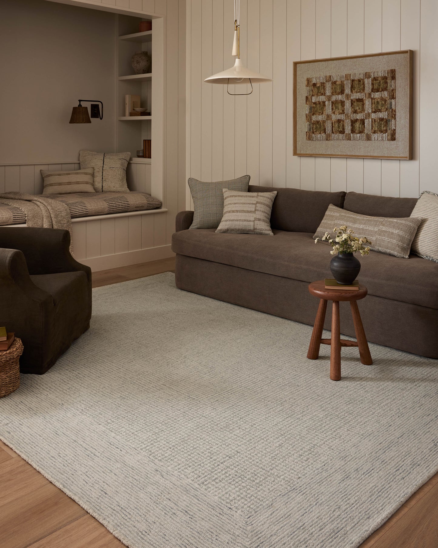 Amber Lewis x Loloi Windsor Ivory / Sky 2'-6" x 9'-9" Runner Rug