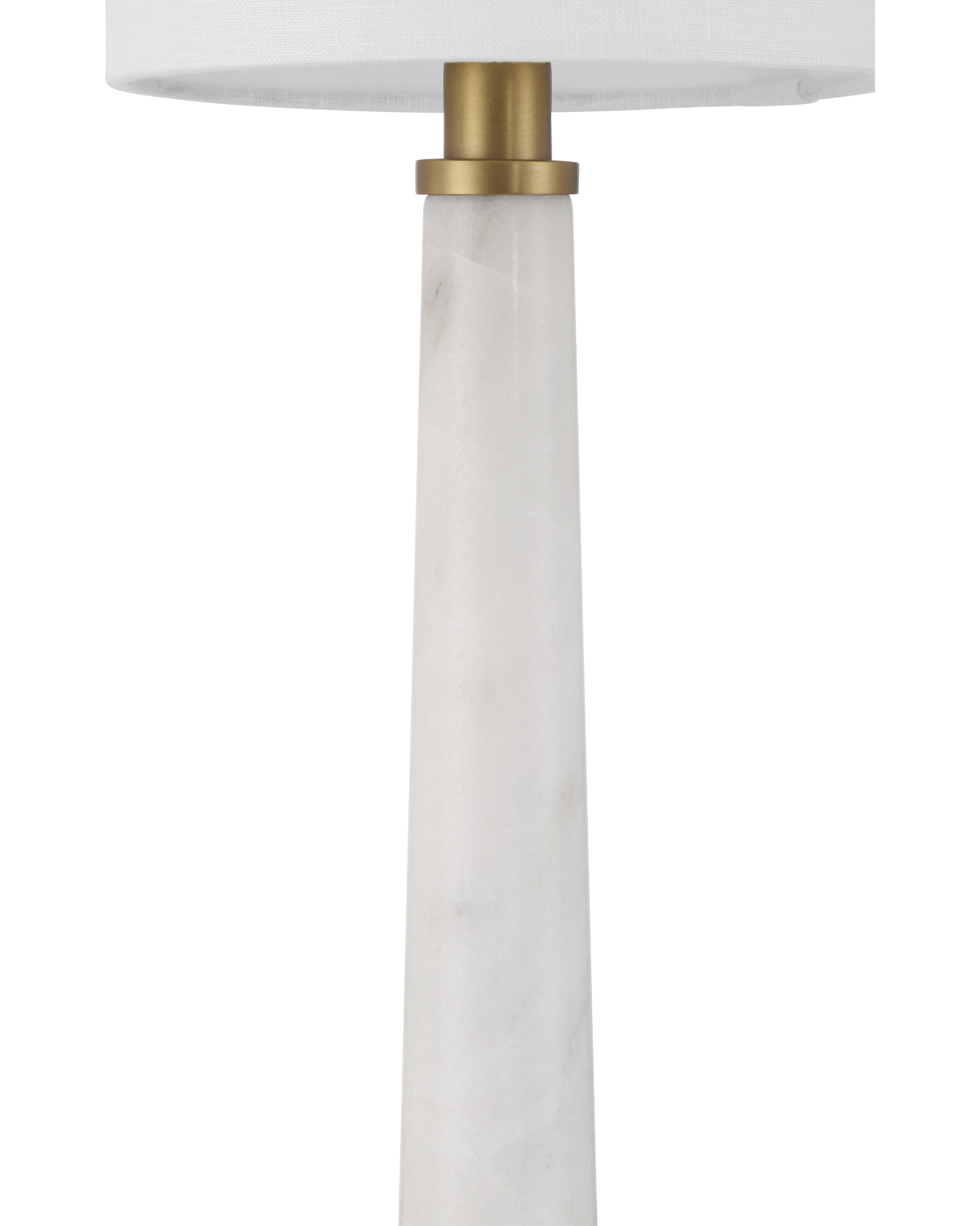 Munroe White Table Lamp - Thumbnail 5