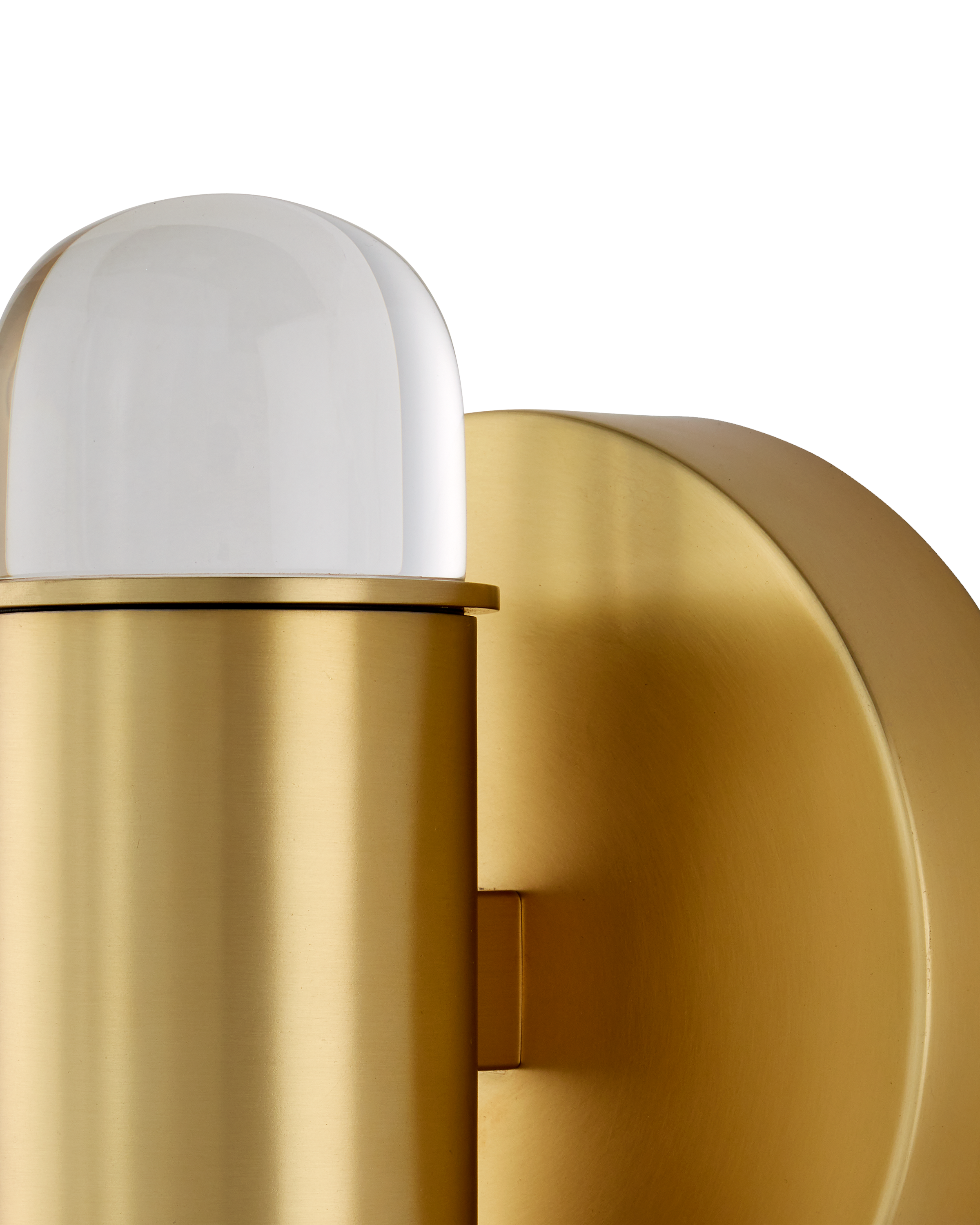 Capsule Brass Wall Sconce - Thumbnail 3