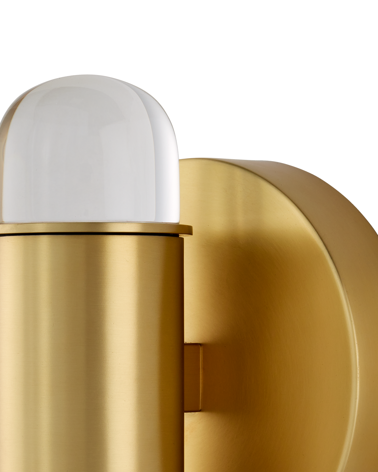 Capsule Brass Wall Sconce