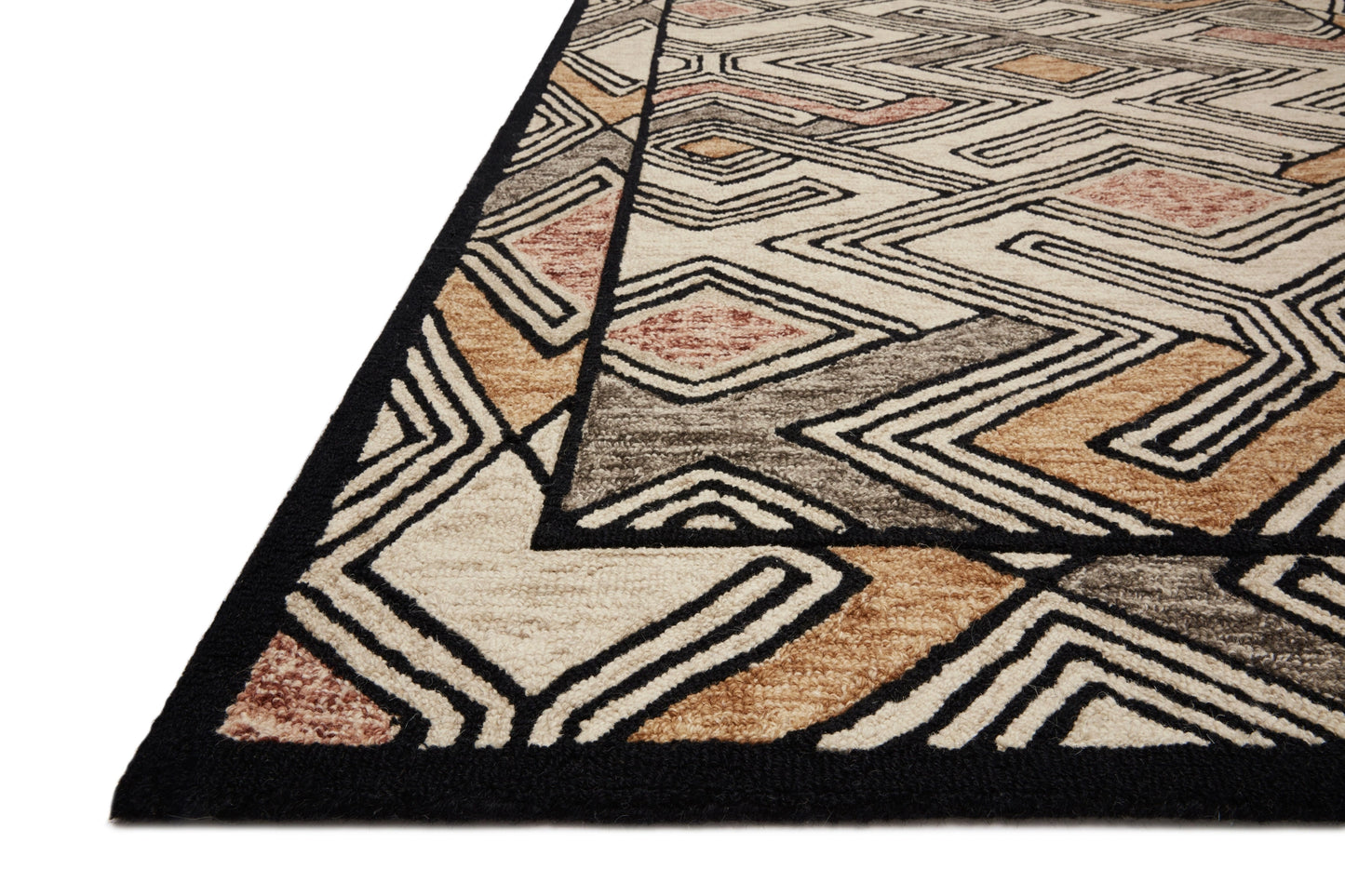 Loloi Nala Ivory / Multi 5'-0" x 5'-0" Round Area Rug