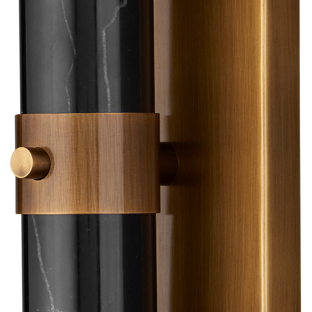 Beatrix Black Bath Wall Sconce.