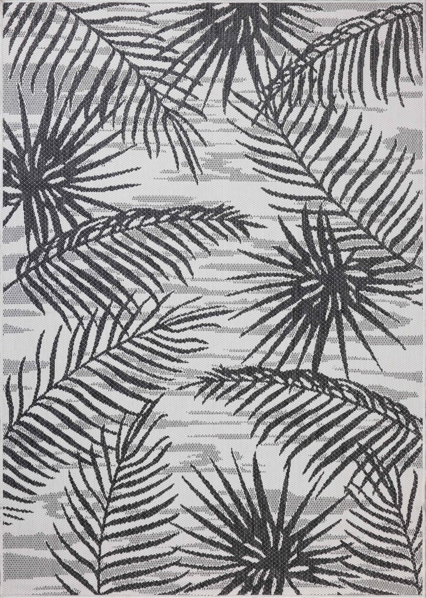 Loloi Easton Ivory / Onyx 6'-7" x 9'-4" Area Rug