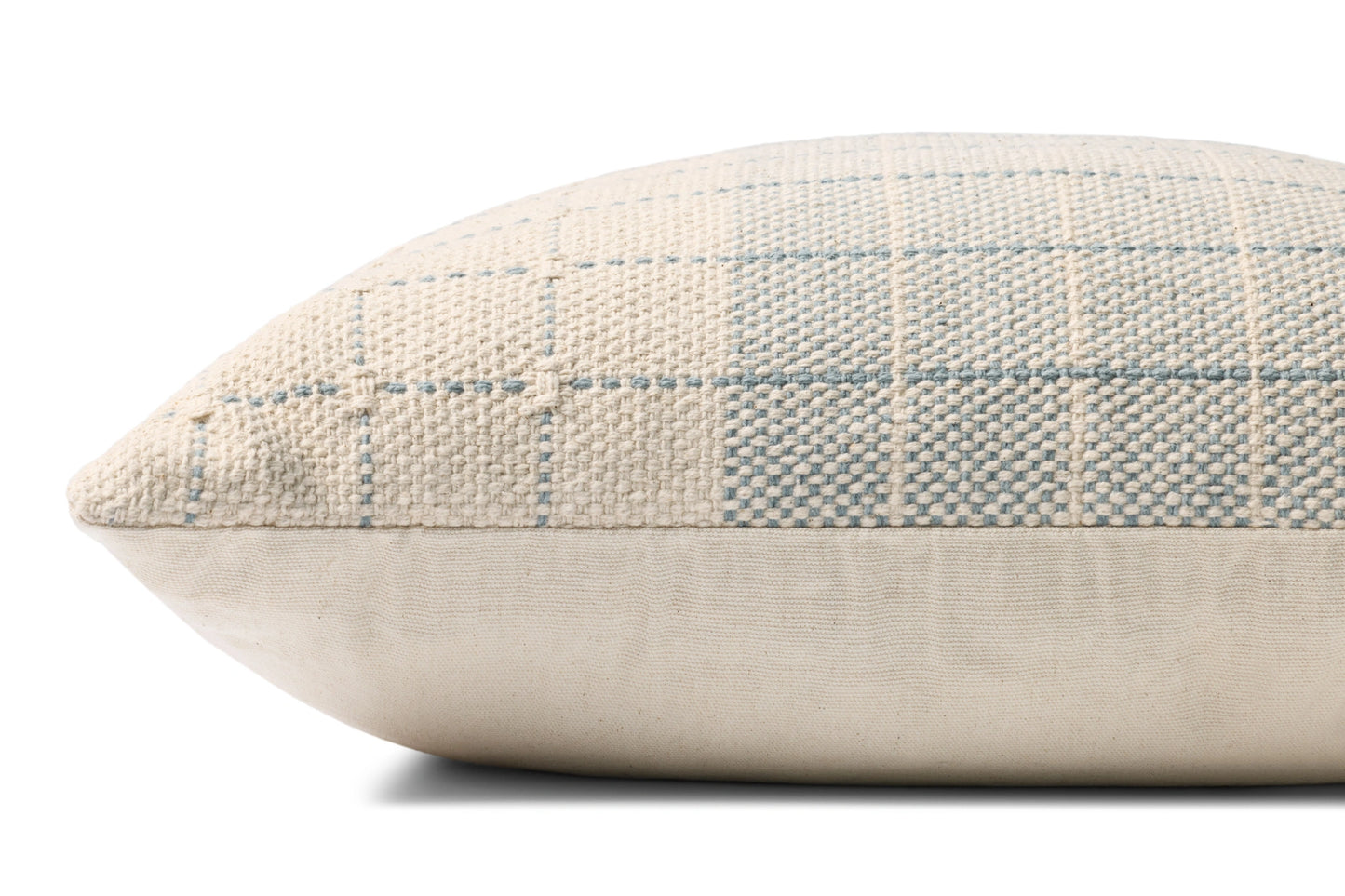Loloi PLL0193 Blue / Natural 22'' x 22'' Cover w/Poly