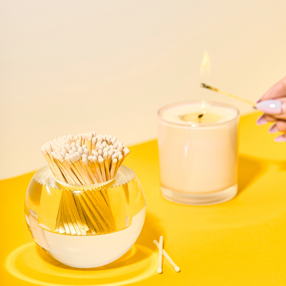 Round Match Striker - White Matches – Outrageous Interiors and Design