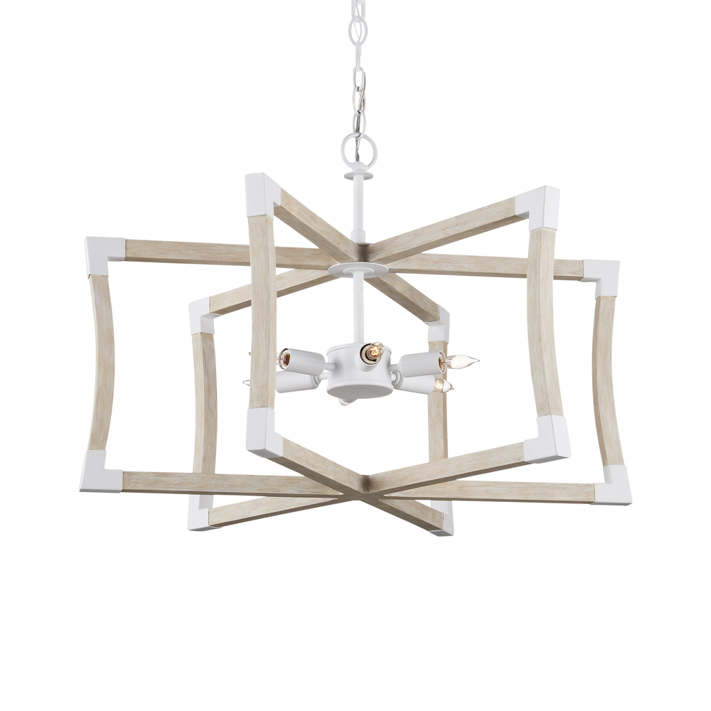 Bastian Small Sandstone Semi-Flush Mount