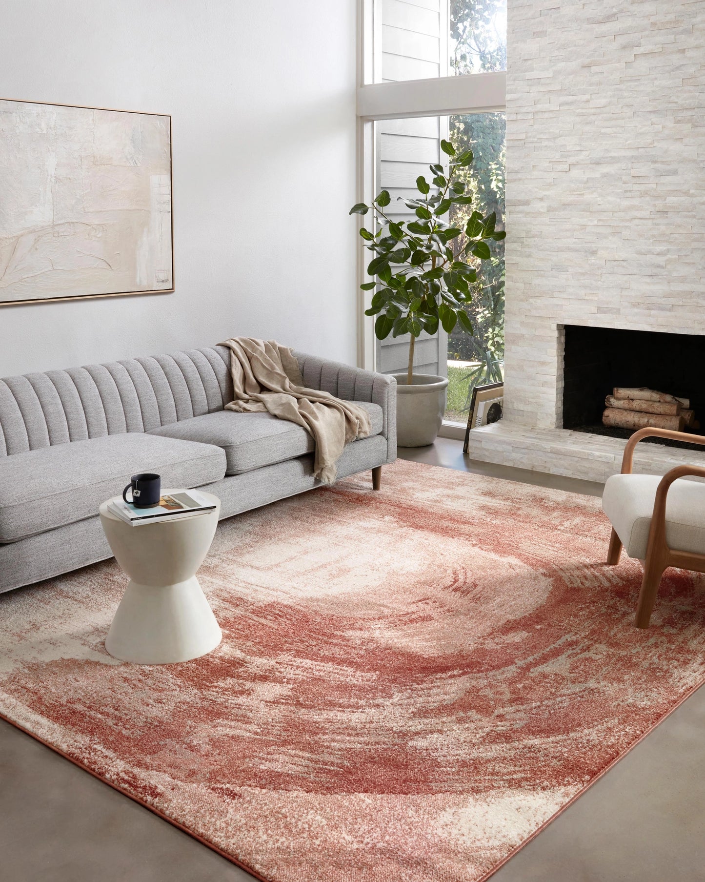 Loloi Spirit Rose / Spice 7'-10" x 10' Area Rug