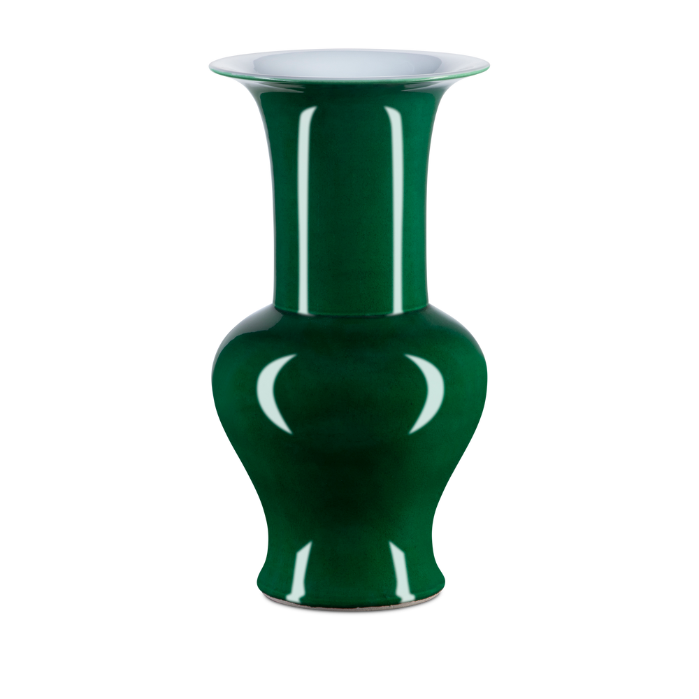 Imperial Green Corolla Vase.