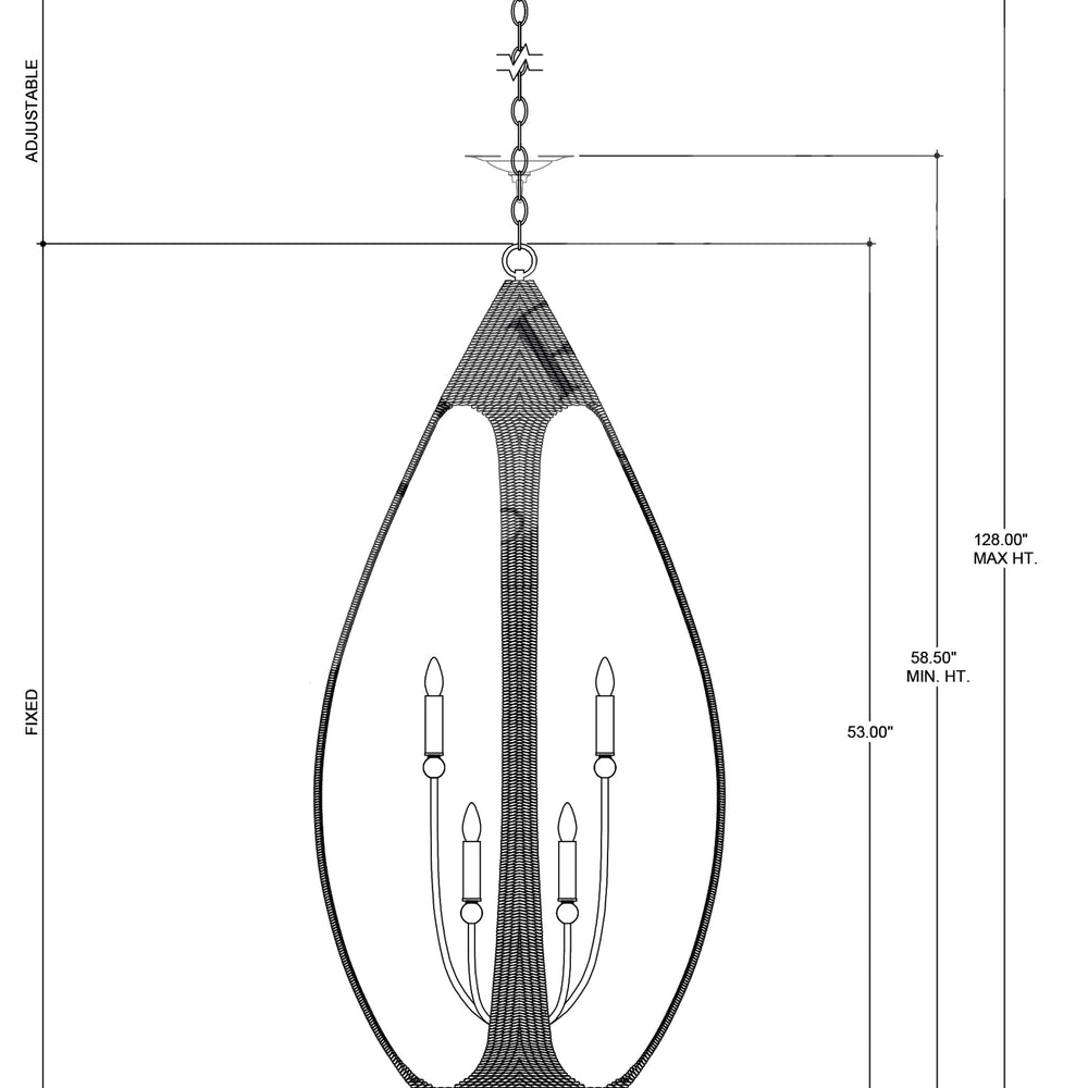 
                      
                        Menorca Large Chandelier
                      
                    