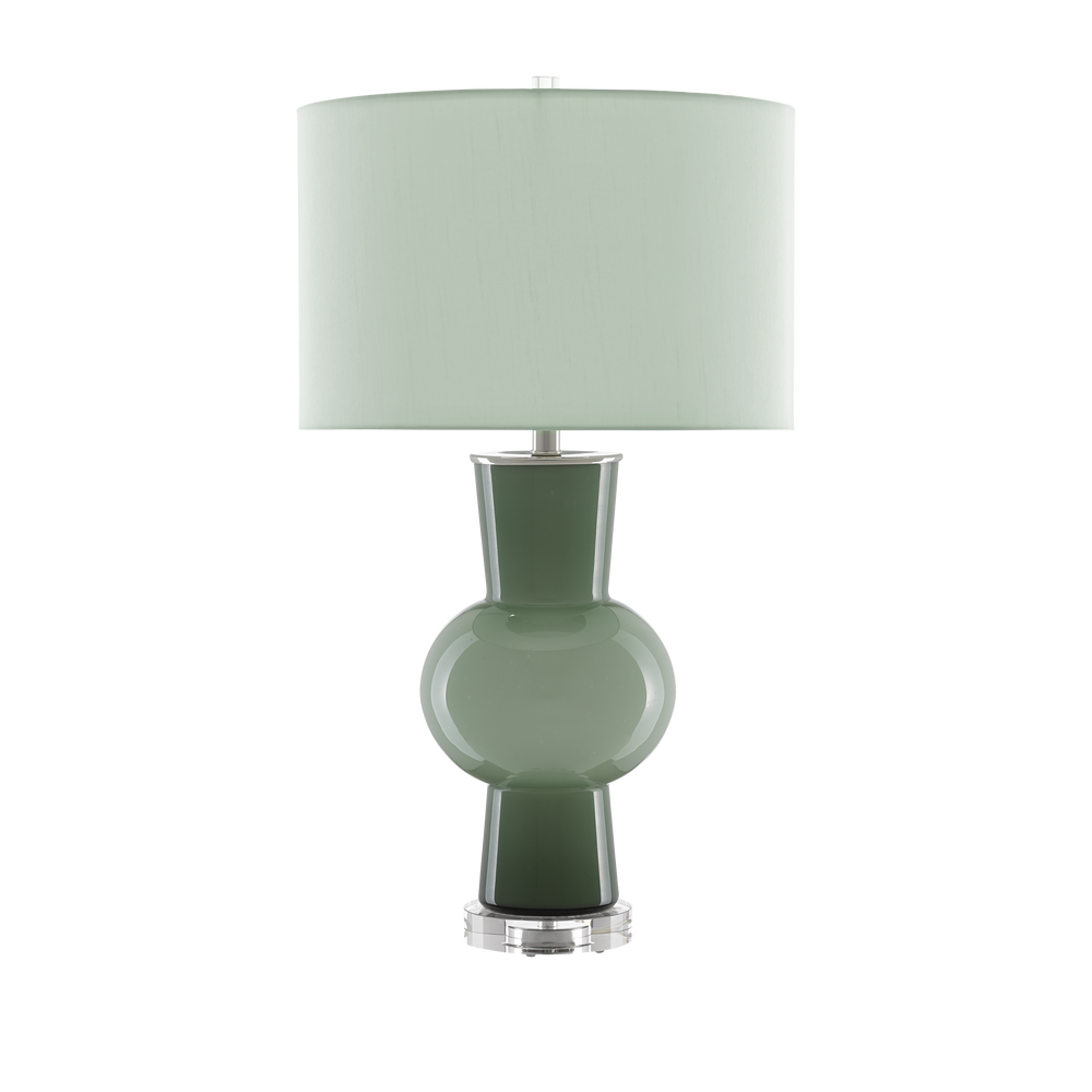 
                      
                        Duende Green Table Lamp.
                      
                    
