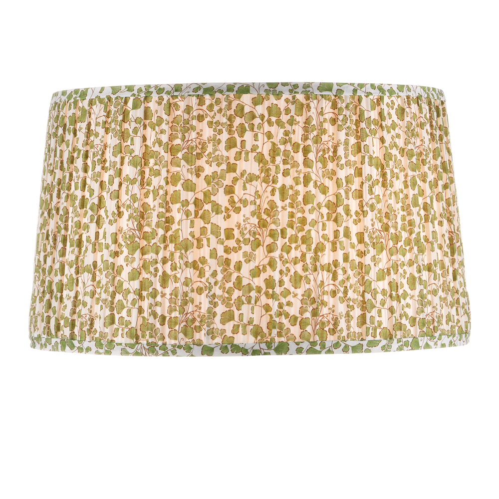 Maiden Fern Green Tapered Lamp Shade.