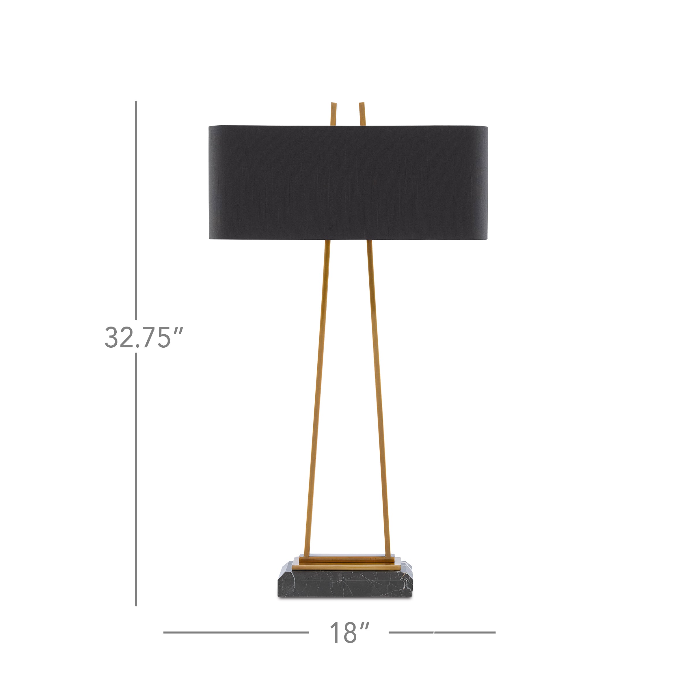 Adorn Large Brass Table Lamp