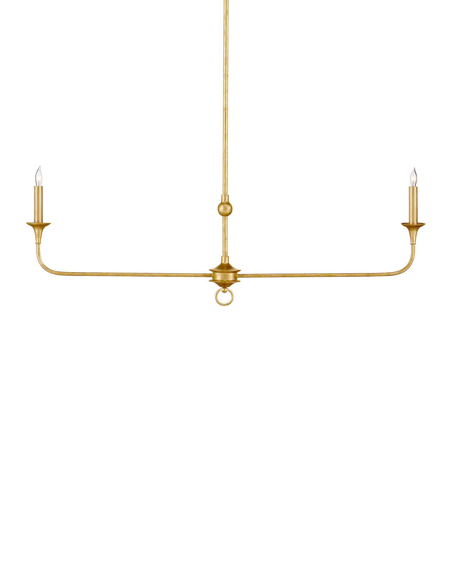Nottaway Linear Gold Chandelier.