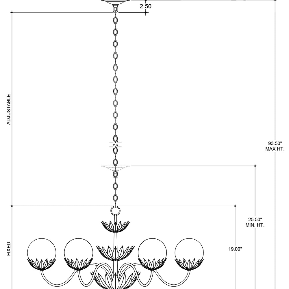 
                      
                        Mirasole Gold Chandelier
                      
                    