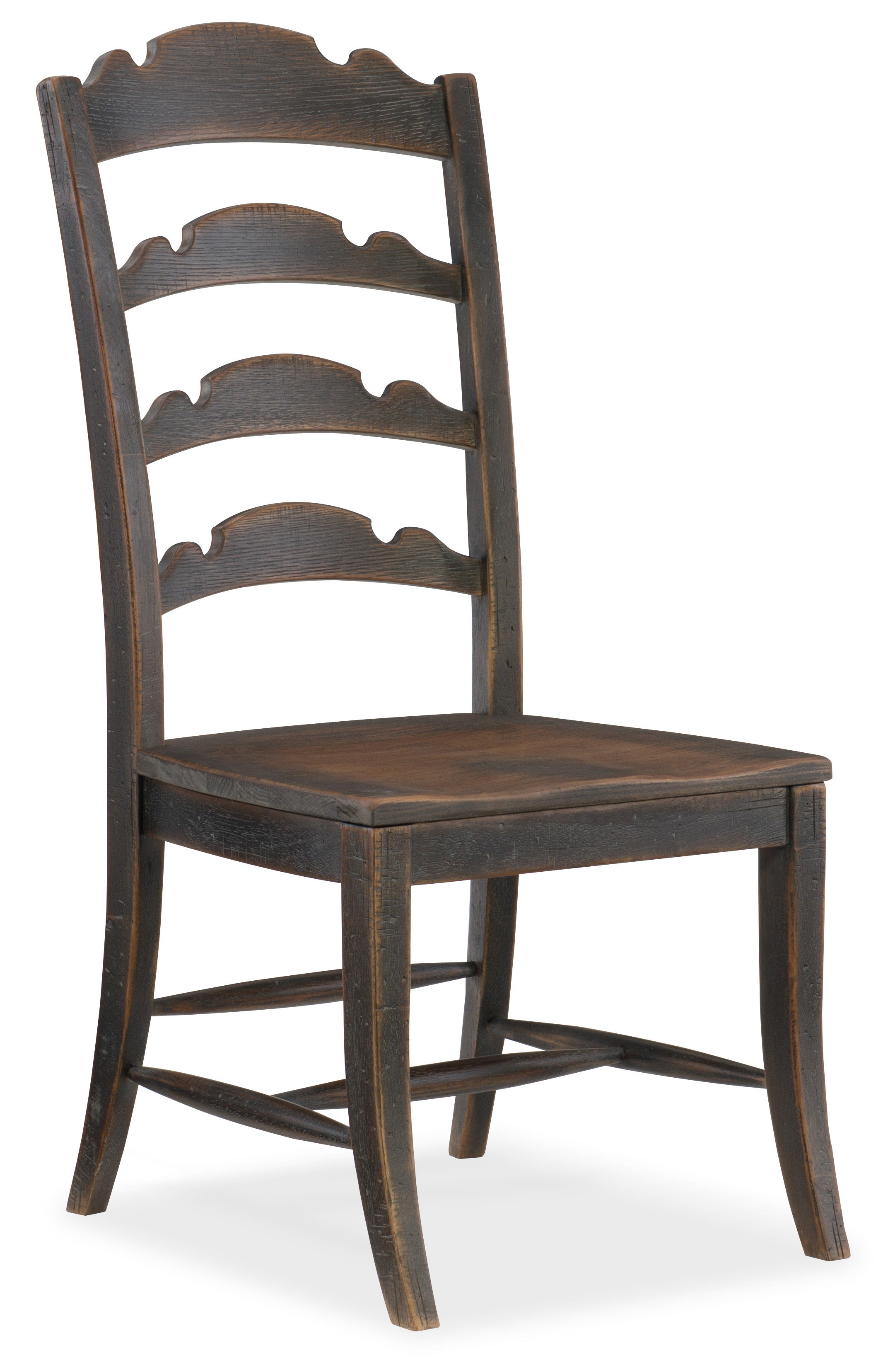 Hill Country Twin Sisters Ladderback Side Chair - Thumbnail 2