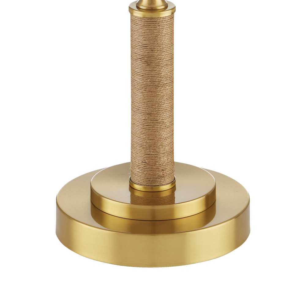 Ippolito Brass Console Lamp