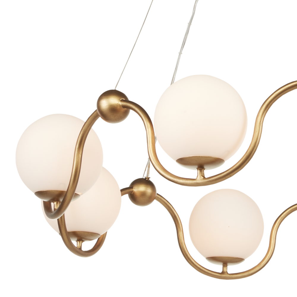Equilibrium Brass Chandelier