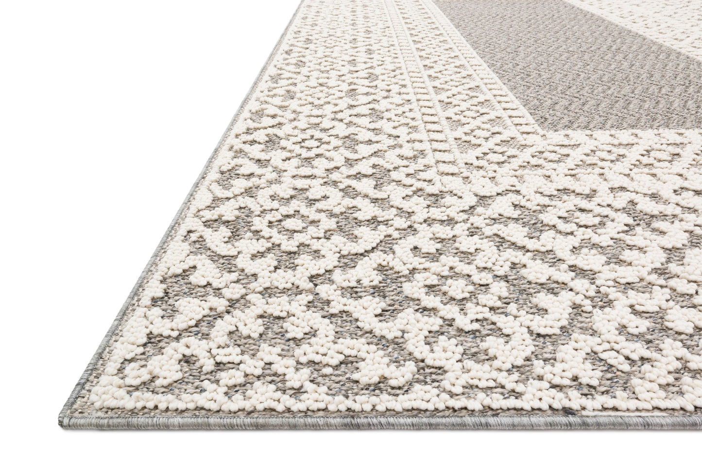 Loloi Cole Grey / Ivory 5'-0" x 7'-6" Area Rug