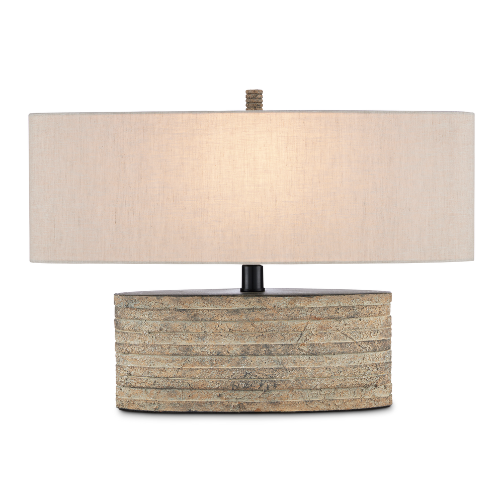 Innkeeper Rustic Oval Table Lamp.