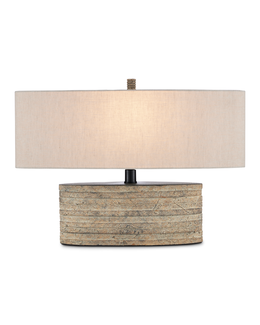 Innkeeper Rustic Oval Table Lamp.