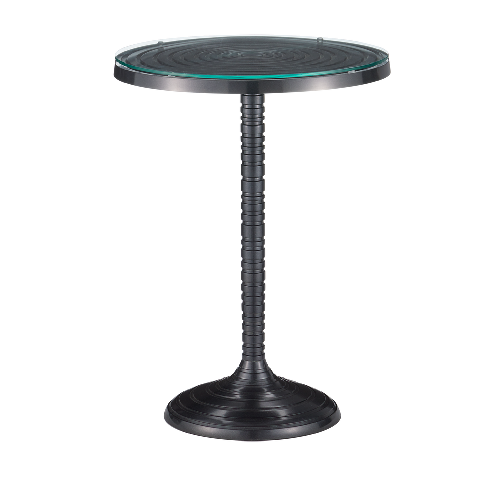 Erno Black Accent Table