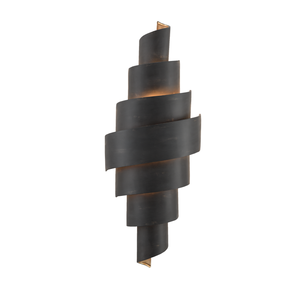 Chiffonade Black Wall Sconce