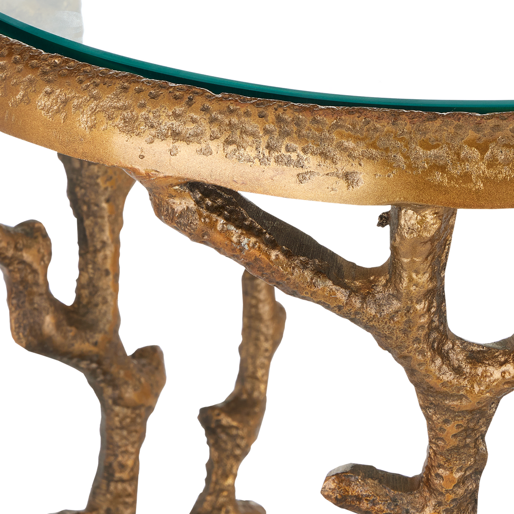 
                      
                        Coral Brass Accent Table
                      
                    