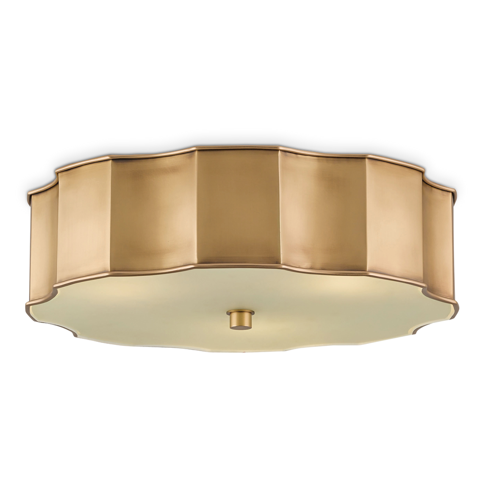 Wexford Brass Flush Mount