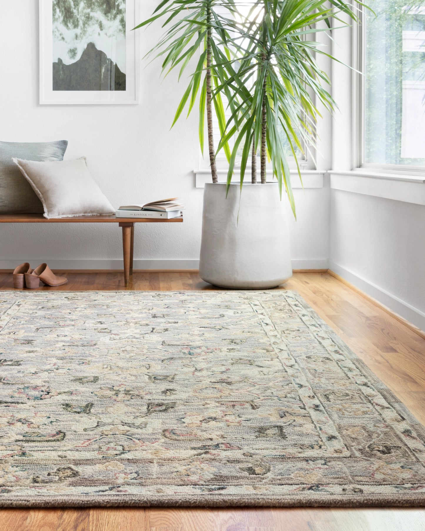 Loloi Beatty Light Blue / Multi 5'-0" x 7'-6" Area Rug