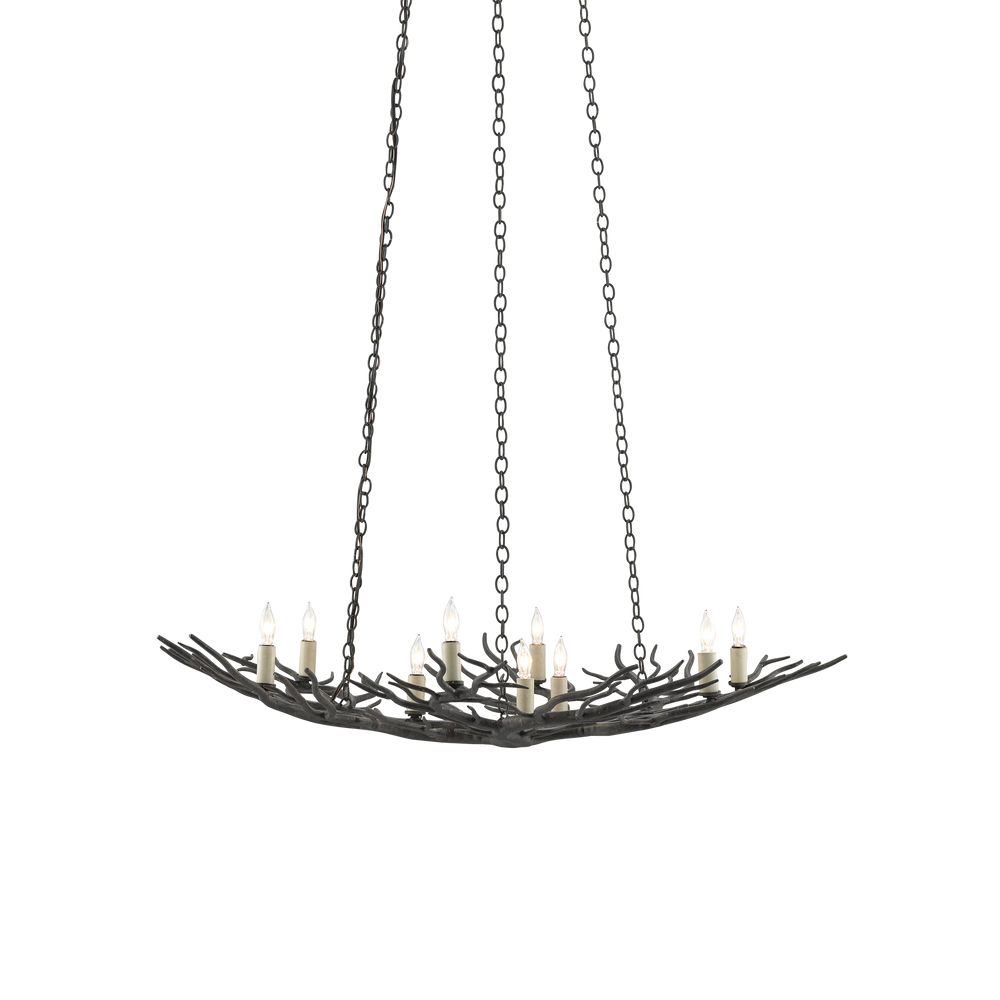 Rainforest Small Bronze Chandelier