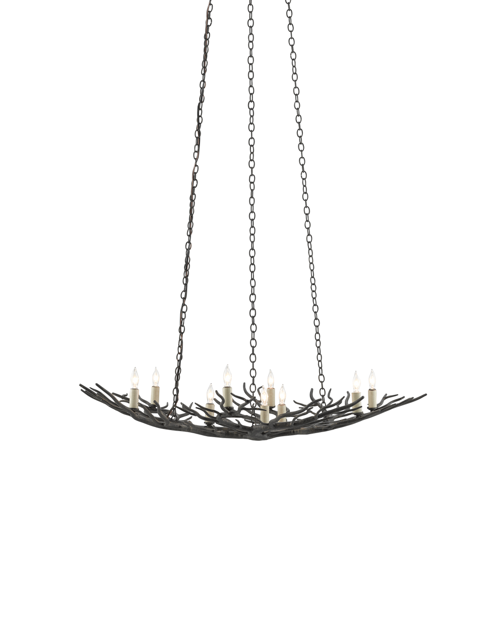 Rainforest Small Bronze Chandelier