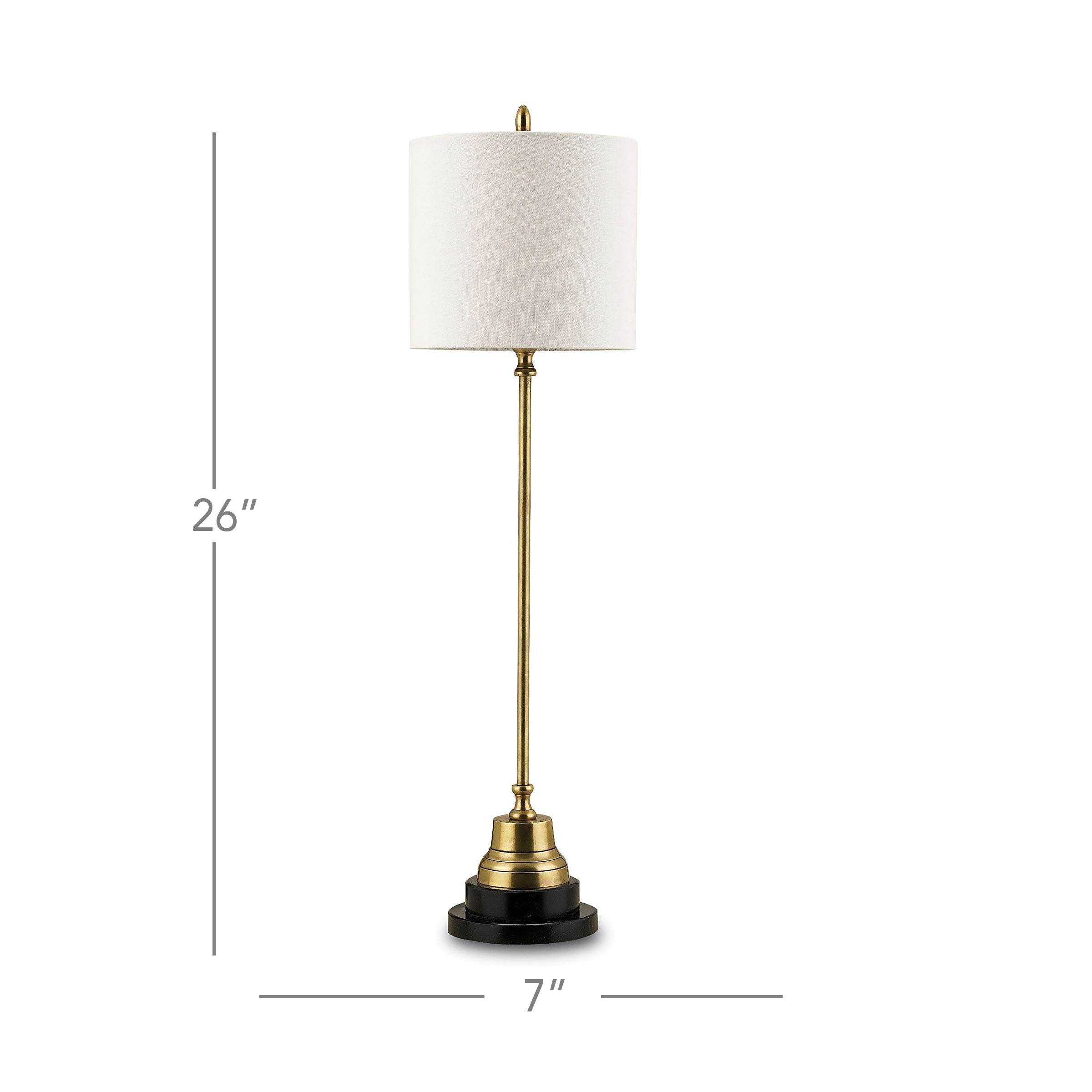 Messenger Brass Table Lamp - Thumbnail 3