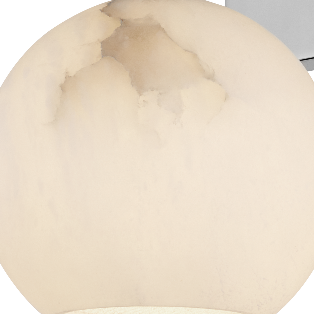 Bombelles Nickel Bath Wall Sconce