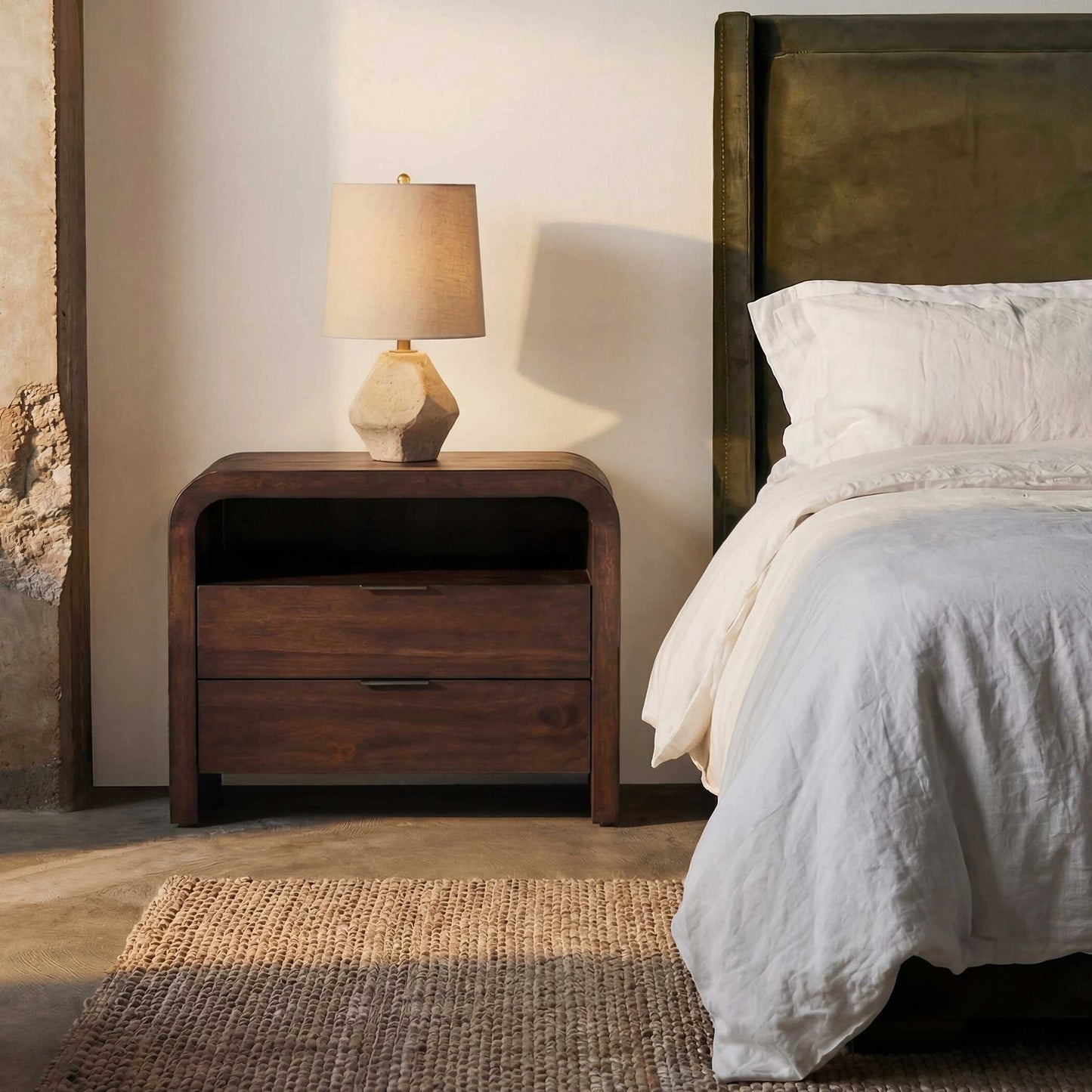 Uttermost Decatur Dark Walnut Side Table