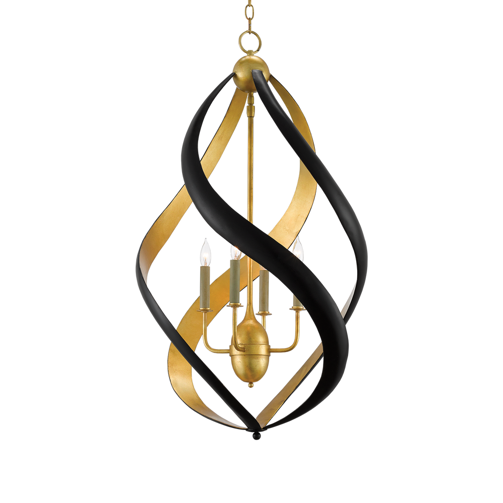 
                      
                        Trephine Black & Gold Chandelier
                      
                    