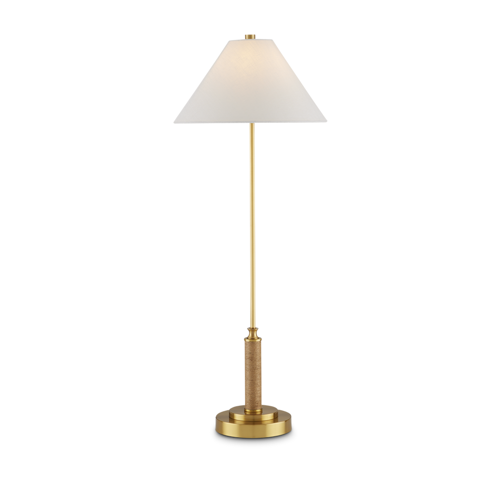 Ippolito Brass Console Lamp