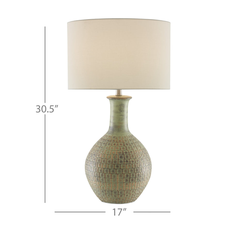 
                      
                        Loro Green Table Lamp.
                      
                    