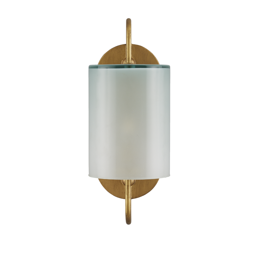 
                      
                        Glacier Brass Wall Sconce
                      
                    