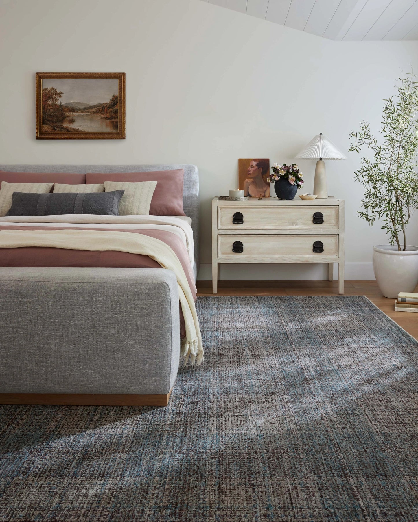 Angela Rose x Loloi Ember Denim / Charcoal 11'-6" x 15'-7" Area Rug