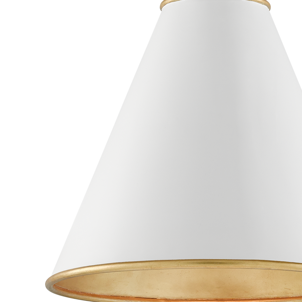 Pierrepont Large White Pendant