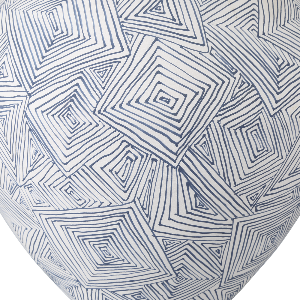 
                      
                        Blue Zag Medium Vase.
                      
                    