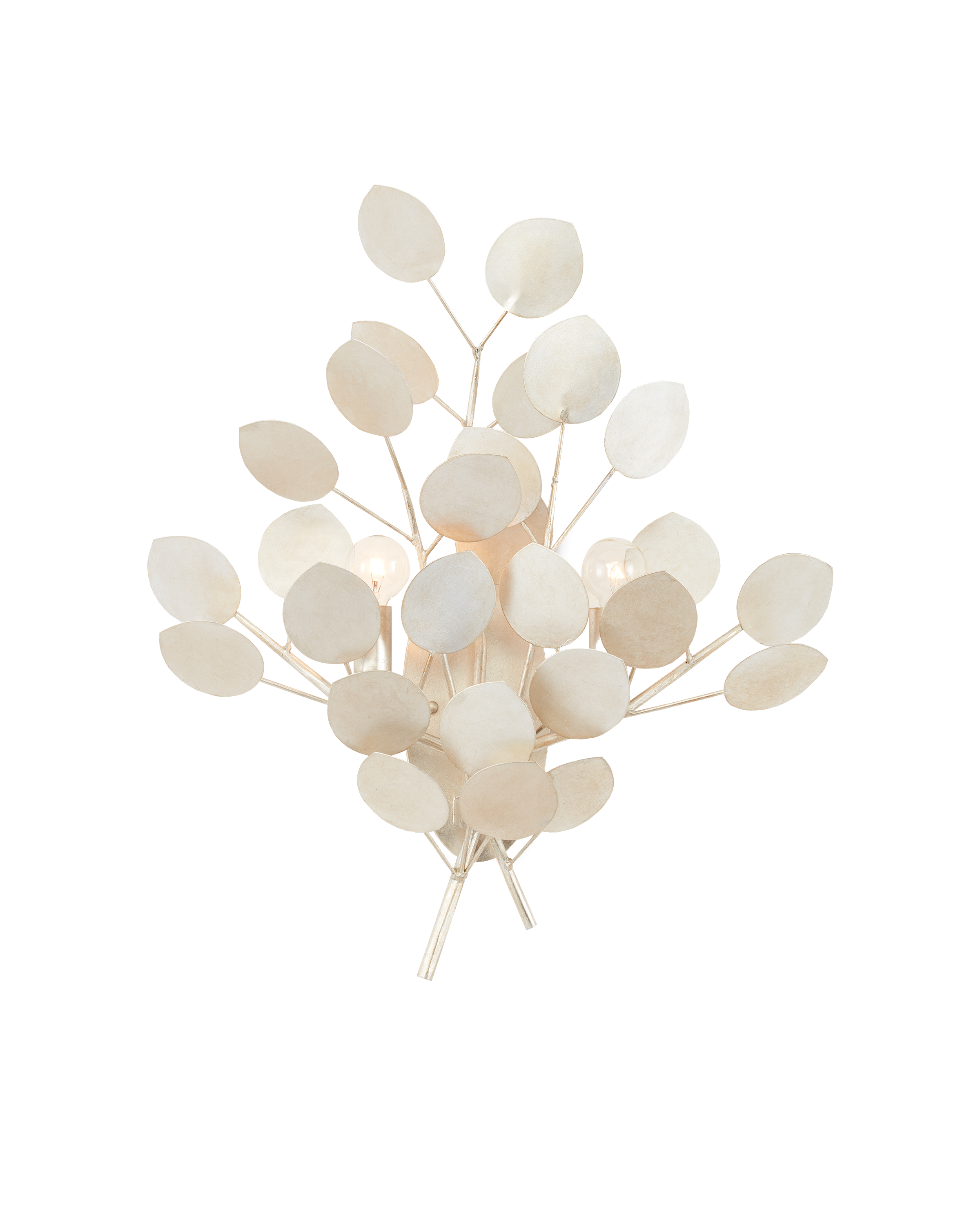 Lunaria Silver Wall Sconce - Thumbnail 2