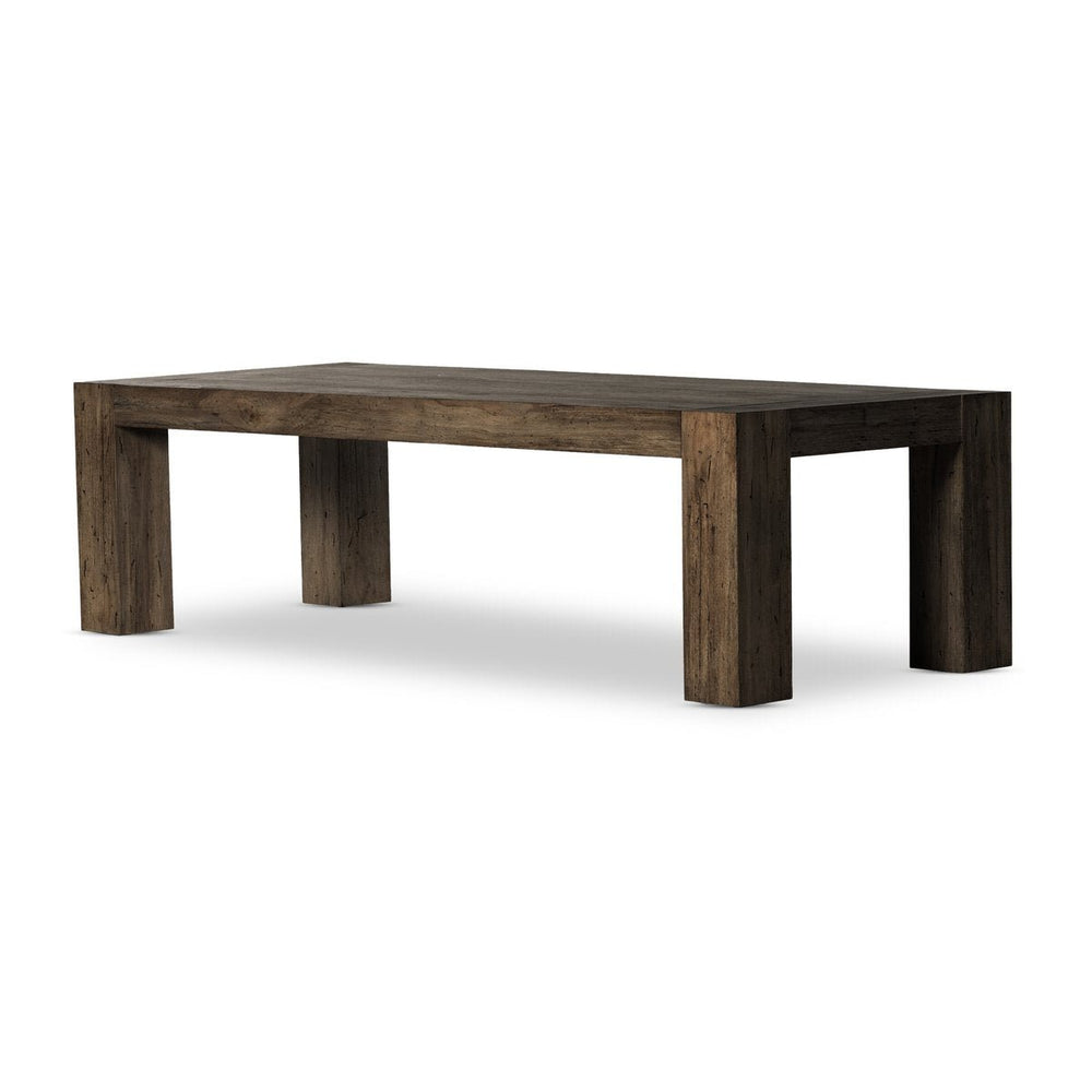 Abaso 108" Dining Table - Ebony Rustic Wormwood Oak - #shop_name Dining & Kitchen Tables