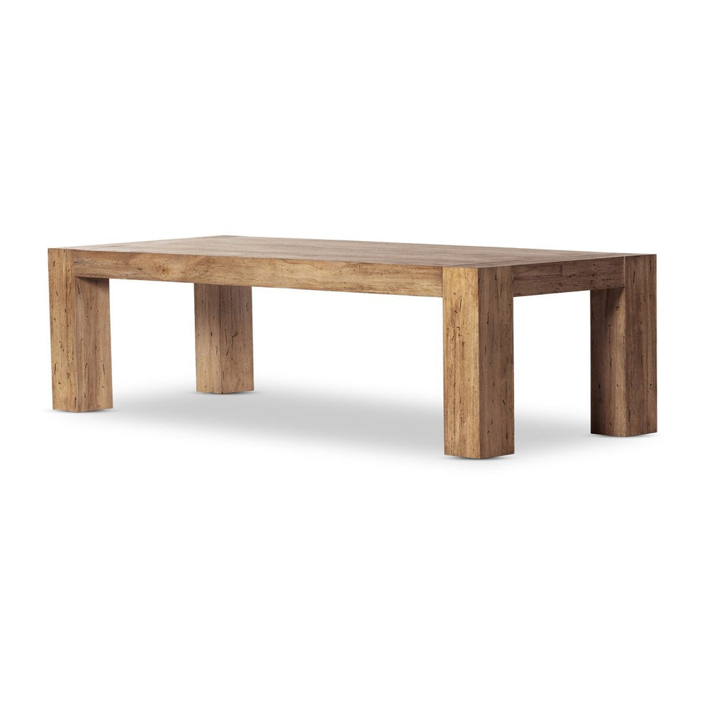 Abaso 108" Dining Table - Rustic Wormwood Oak - #shop_name Dining & Kitchen Tables