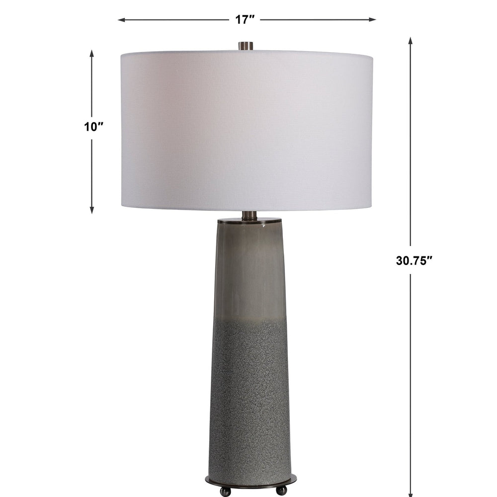 
                      
                        Abdel Gray Glaze Table Lamp - #shop_name Table Lamps
                      
                    