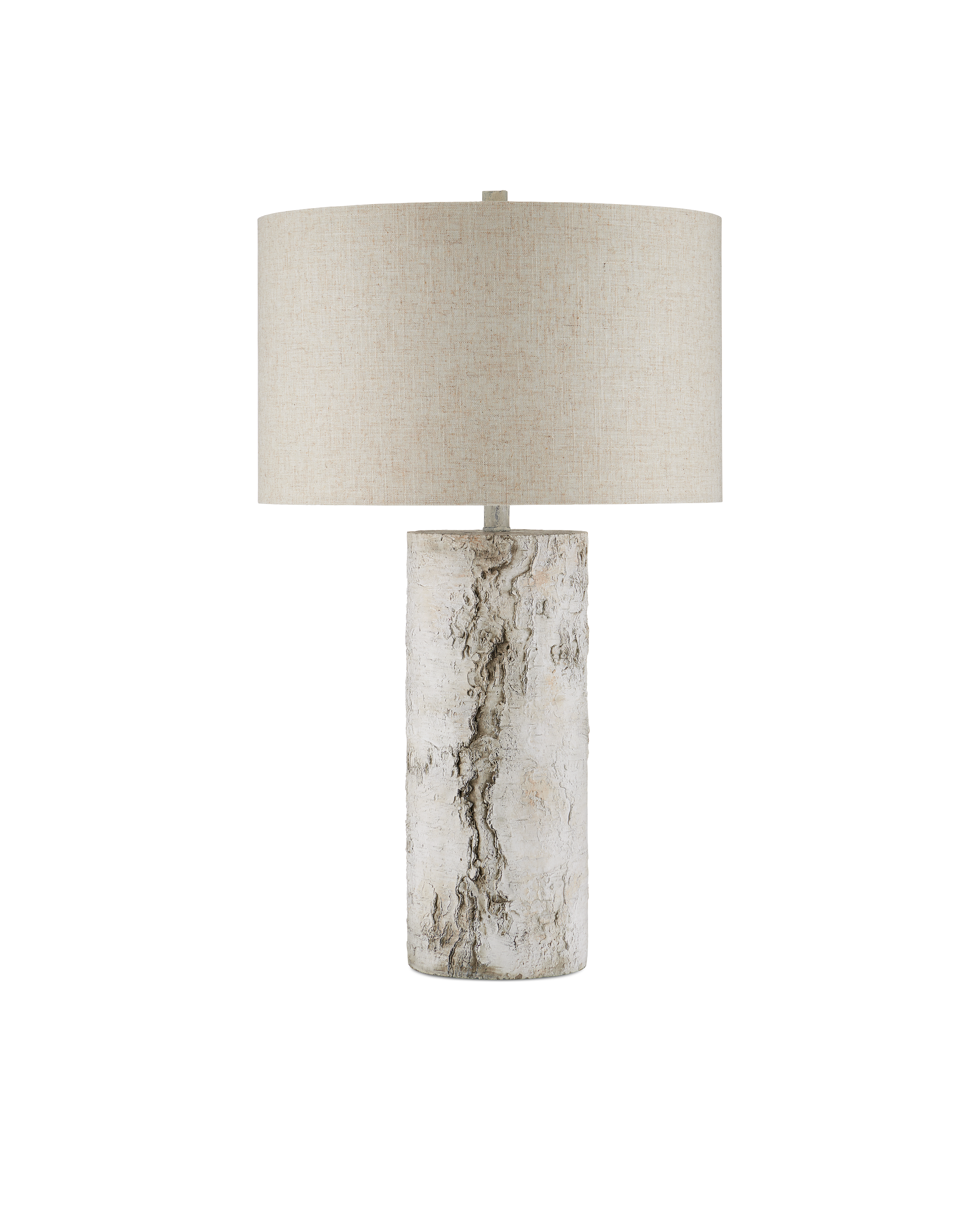 Faux Birch Table Lamp